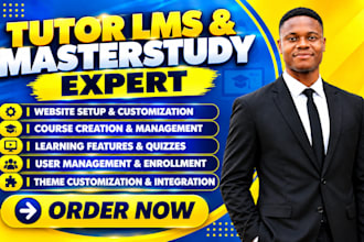 build tutor lms pro masterstudy lms elearning website learndash online education