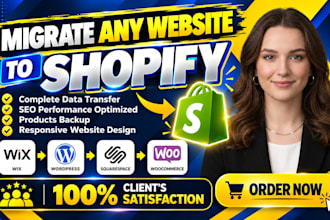 migrate wix to shopify, woocommerce to shopify, wordpress to shopify migration