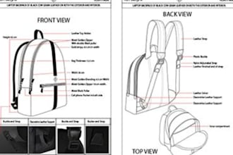 create bag techpack for tactical backpack chest rig design duffle bag spec sheet