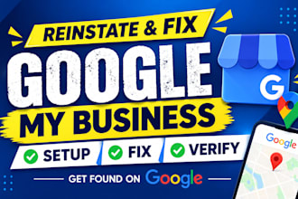 setup google my business profile fix gmb suspension boost local SEO and listing