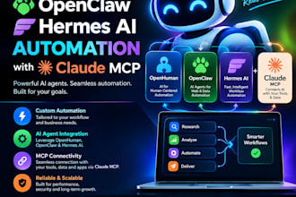 build openhuman openclaw hermes ai automation with claude mcp