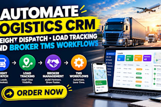 automate logistics crm freight dispatch load tracking and broker tms workflows