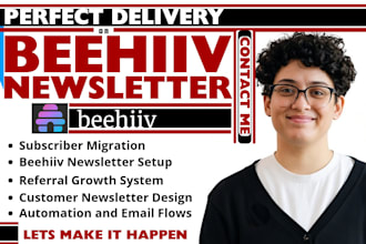 setup beehiiv newsletter, website design, template beehive, beehiiv automation