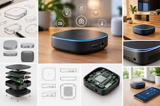 design smart hub products, iot devices and smart home enclosures