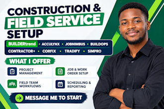 setup buildertrend acculynx jobnimbus contractor  buildops corfix tradify simpro