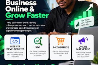 create a digital marketing website or agency website