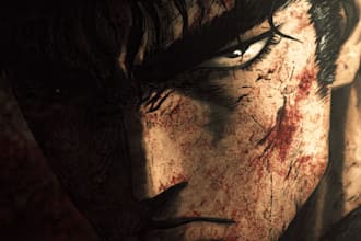 draw custom dark berserk style art in high quality