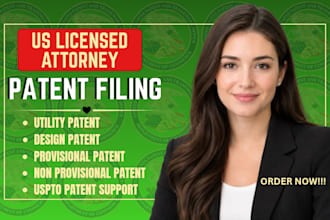 file your US patent application with uspto as a patent attorney