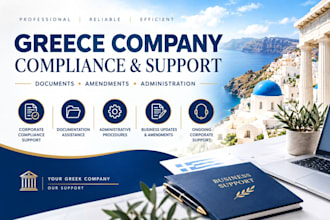provide greece company compliance and corporate support services