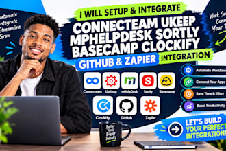connecteam upkeep mhelpdesk sortly basecamp clockify github figma harvest copper