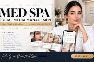 do med spa social media video promotion botox skincare marketing