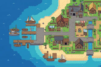 create pixel art tileset tilemap top down rpg game environment 8bit 16bit assets