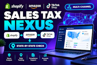 check multichannel sales tax nexus across shopify amazon and tiktok shop