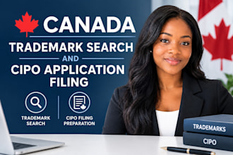 do canada trademark search and cipo application filing