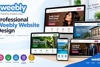 build weebly salon tree service pool service window installation tailor website