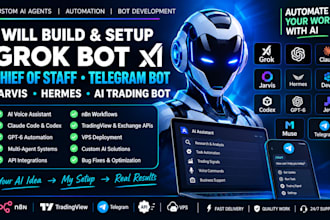 grok bot chief of staff telegram bot voice xai devin hermes jev gpt6 trading bot