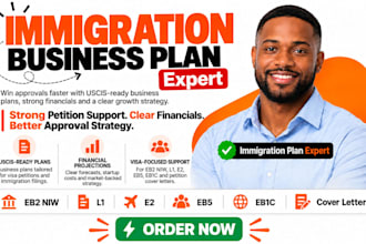write eb2 niw l1 e2 eb5 eb1c petition cover letter immigration business plans
