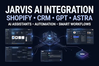 integrate jarvis ai to your shopify store and crm gpt6 sol