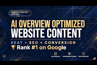 craft ai overview authority website content that converts