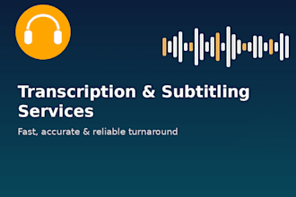 transcribe and subtitle your audio or video