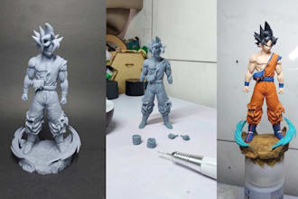 design 3d figures and toys, also print and paint miniatures