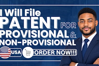 be your US patent agent for patent filing and prosecution