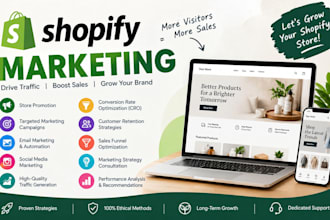 do shopify marketing, promote shopify store to boost shopify sales
