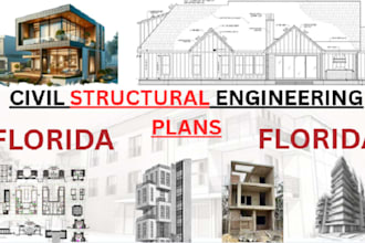 draft florida structural civil and mep engineering plans