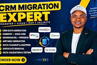 migrate, clean and map your CRM data between hubspot zoho ghl pipedrive airtable