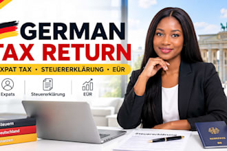 do german tax return, expat tax filing, income tax, steuererklarung and eur