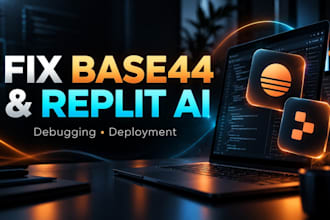 fix base44, base44 debugging, replit ai, replit debugging, base44 app deployment