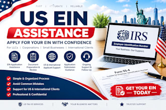 help you apply for a US ein for your llc or business