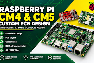 do pcb design cm4, cm5 carrier board, raspberry pipcb, rp2040, tube pcb, esp32