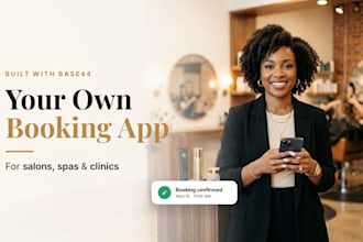 base44 expert base44 audit booking app for salon spa or clinic app development
