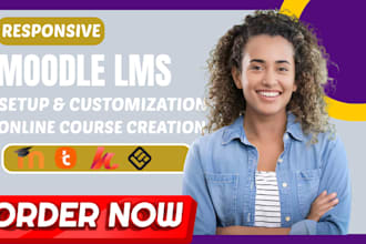 install setup and customize moodle lms with online course creation