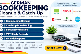 do german bookkeeping cleanup catch up datev and finom for bilanz