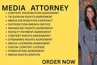 be your media lawyer for broadcast rights, licensing and distribution disputes
