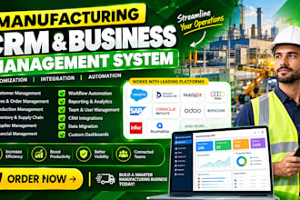 build, set up, customize and automate your manufacturing CRM via odoo epicor erp