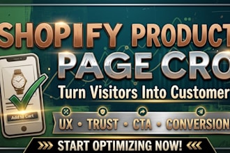 do shopify product page cro optimization to  increase  shopify store conversions