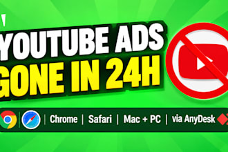 setup adblock on chrome safari youtube and speed up your mac pc via anydesk