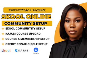 do skool community credit repair coruse for coaches skool community setup