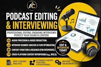 podcast editing interview podcast interview editting podcast video creator