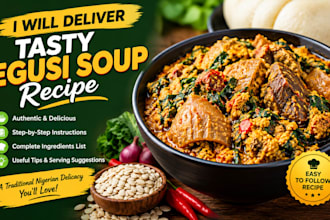 deliver delicious egusi soup recipe