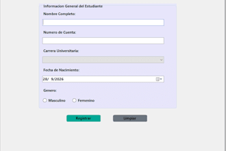 pogramador de c en visual studio, tareas, proyectos te ayudo