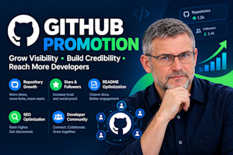 organically promote your github repo for more visiblity and engagement