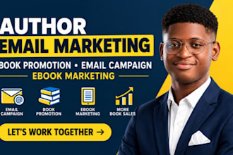 author email marketing, book promotion, email campaign, ebook marketing