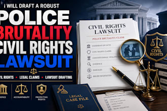 draft a robust police brutality civil rights lawsuit