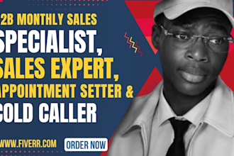 high ticket pipeline sales closer b2b sales agent appointment setter cold caller