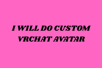 create custom vrchat avatar