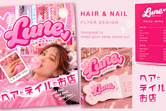 design flyers for restaurants shops and hotels